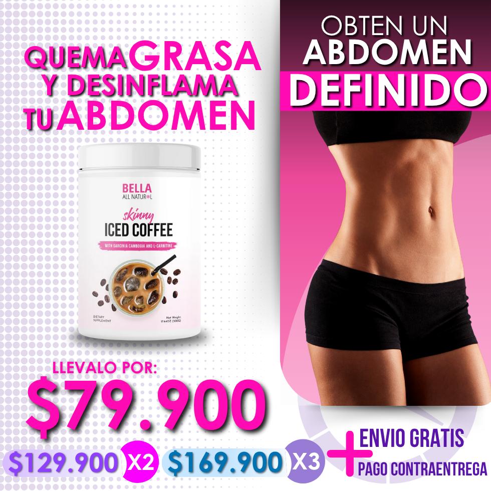 Skinny Iced Coffe – Baja de peso y moldea tu abdomen