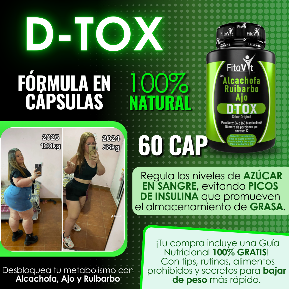 DTOX – Baja de peso de forma natural y segura