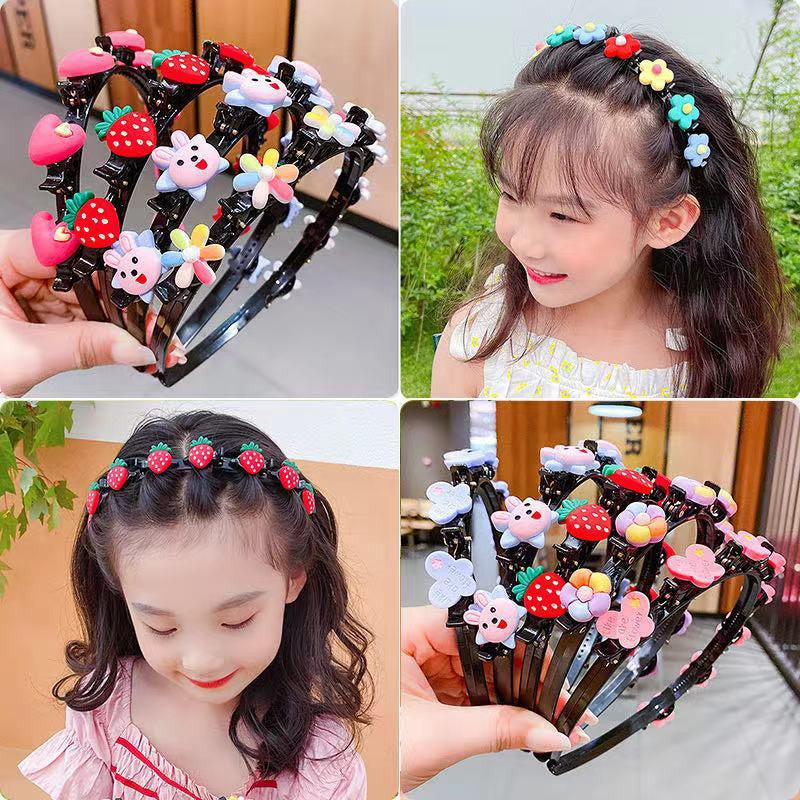 2 Diademas Trenzadas Princess