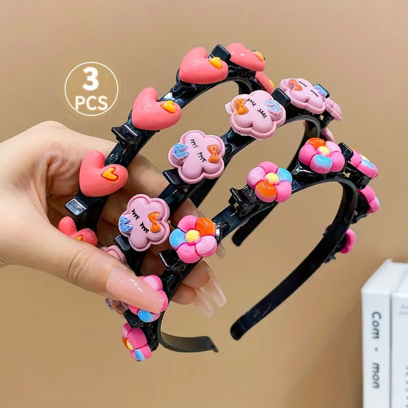 2 Diademas Trenzadas Princess