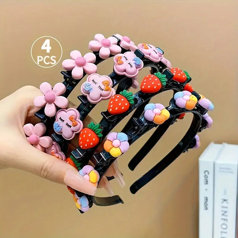 2 Diademas Trenzadas Princess