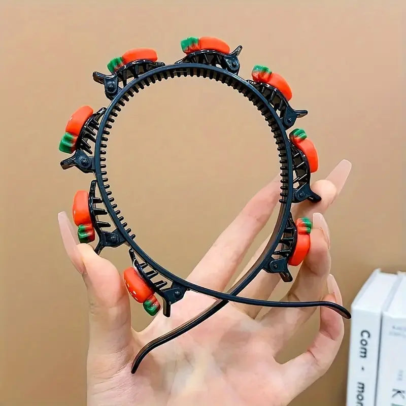 2 Diademas Trenzadas Princess