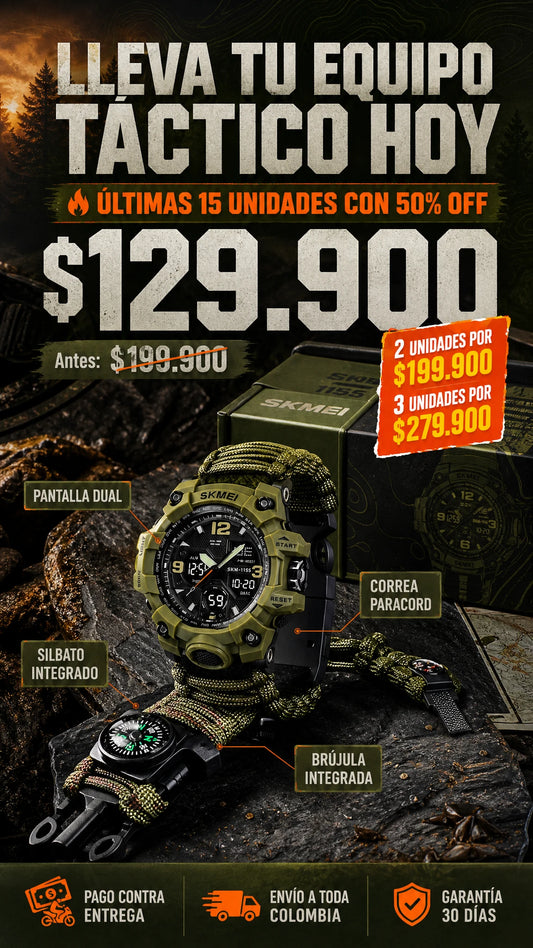 Reloj SKMEI de Supervivencia 1155