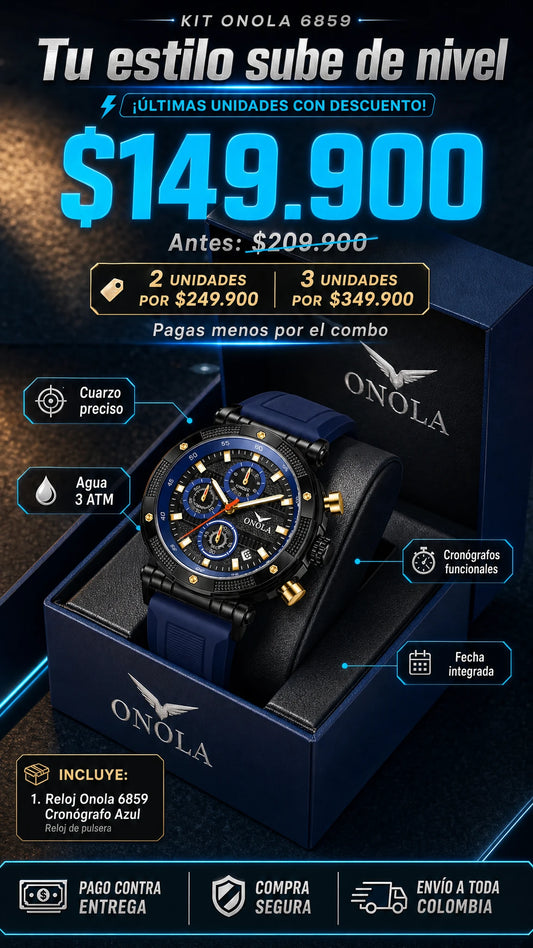 Reloj Onola Cronógrafo 6859