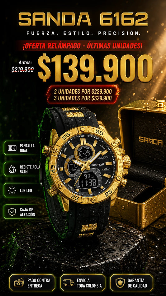 Reloj Sanda Electrónico 6162