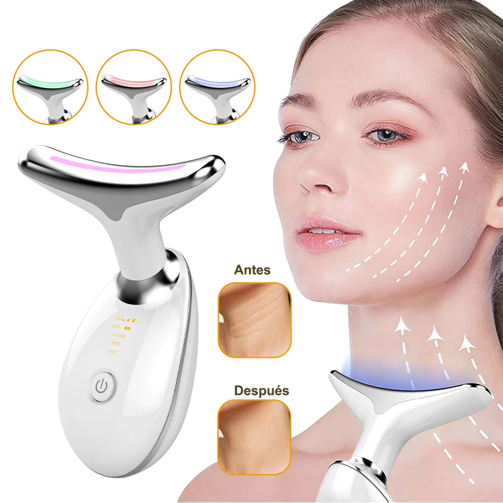 Masajeador Facial Anti-arruga luz Led