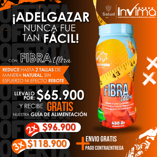 Fibra Ultra, Bypass Natural – Baja de peso y controla tu apetito de manera natural.