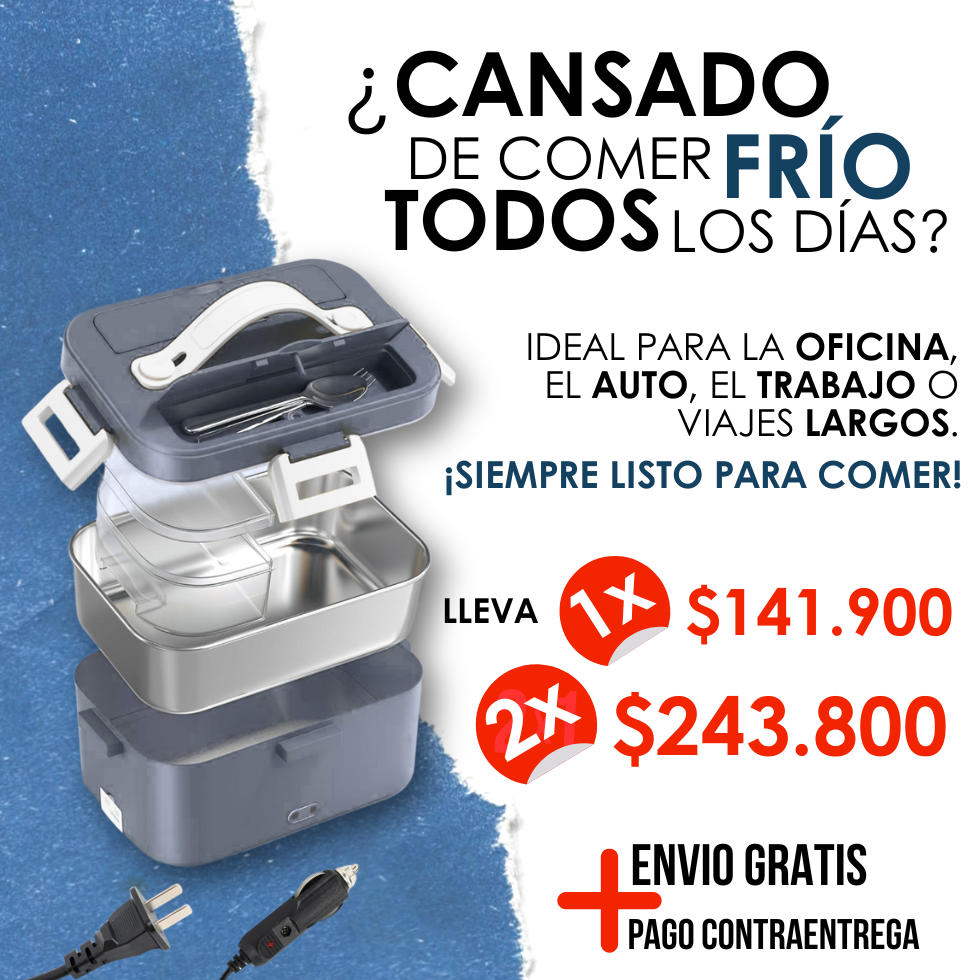 Lonchera Eléctrica Portátil 1.8 L