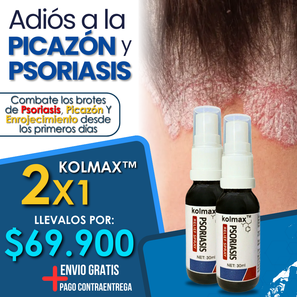 Spray Natural para Psoriasis – Alivio inmediato a la picazón y el enrojecimiento