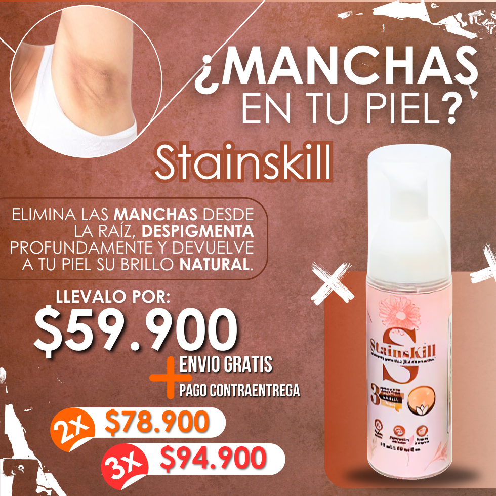 StainSkill – Aclarador de Piel Natural
