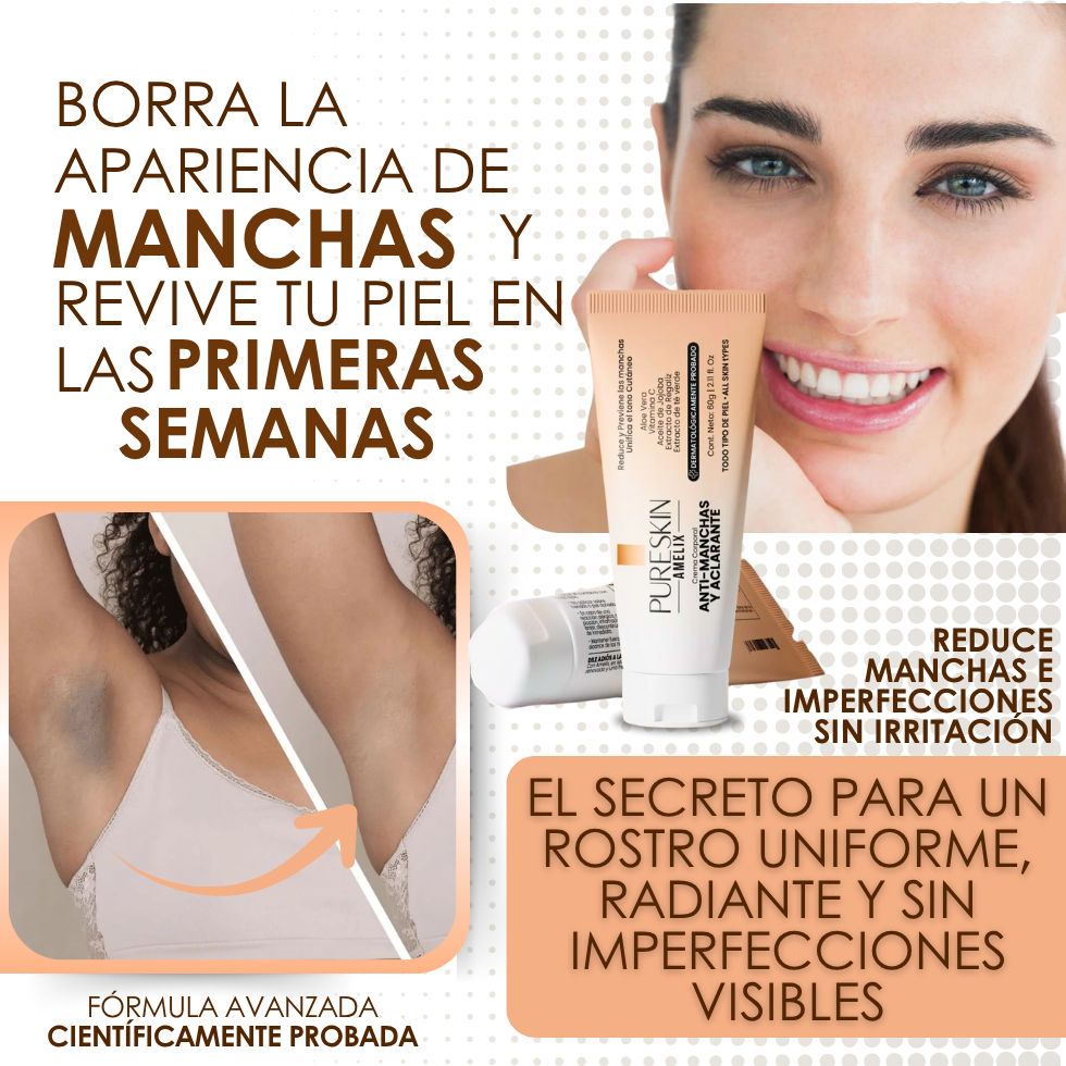 Pureskin - Crema Aclarante y anti manchas