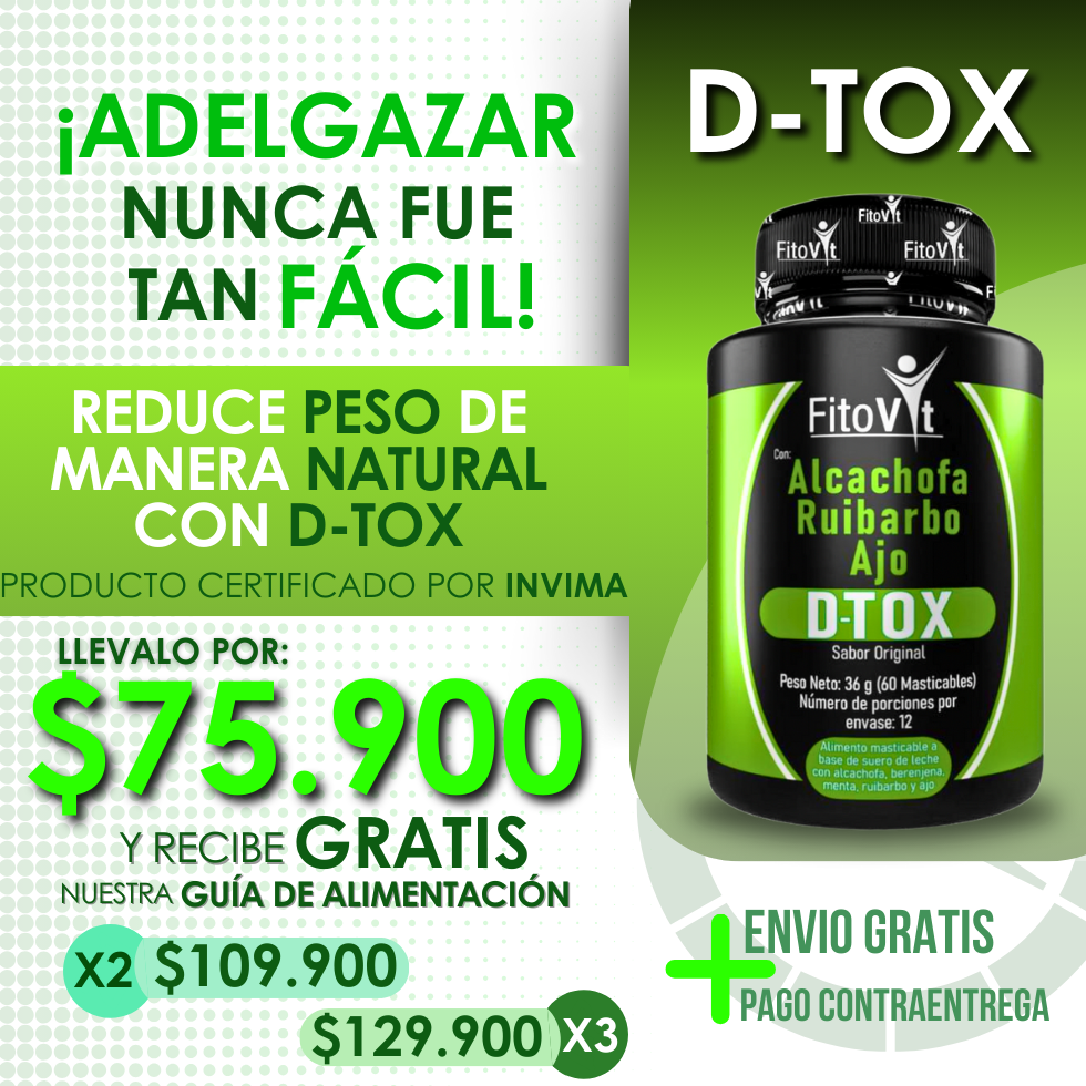 DTOX – Baja de peso de forma natural y segura