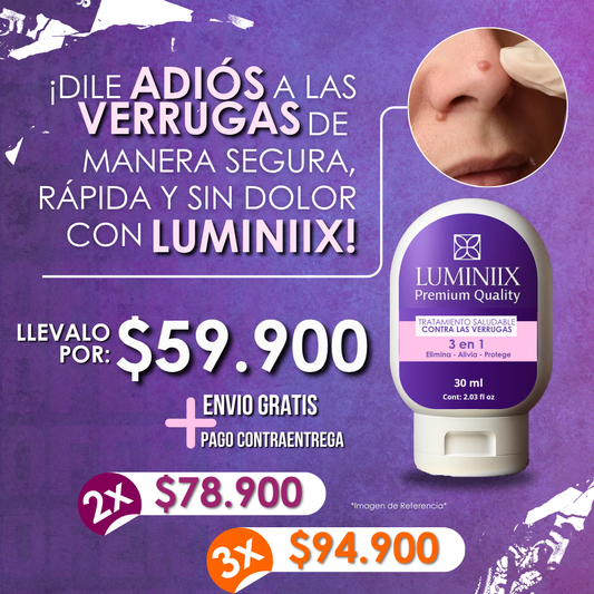 Luminiix - Elimina tus Verrugas de forma definitiva