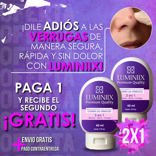 Luminiix 2X1 - Eliminador de Verrugas