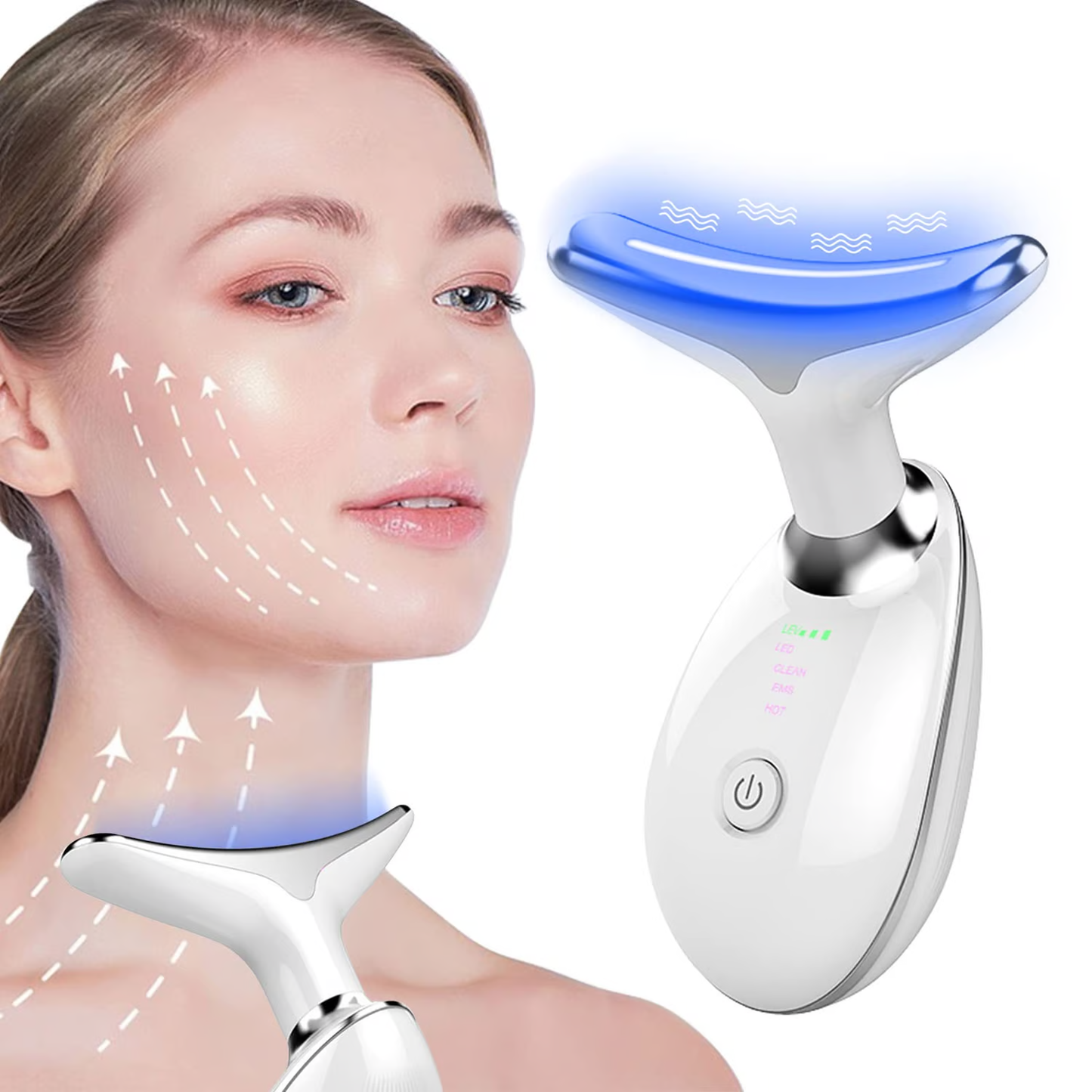 Masajeador Facial Anti-arruga luz Led